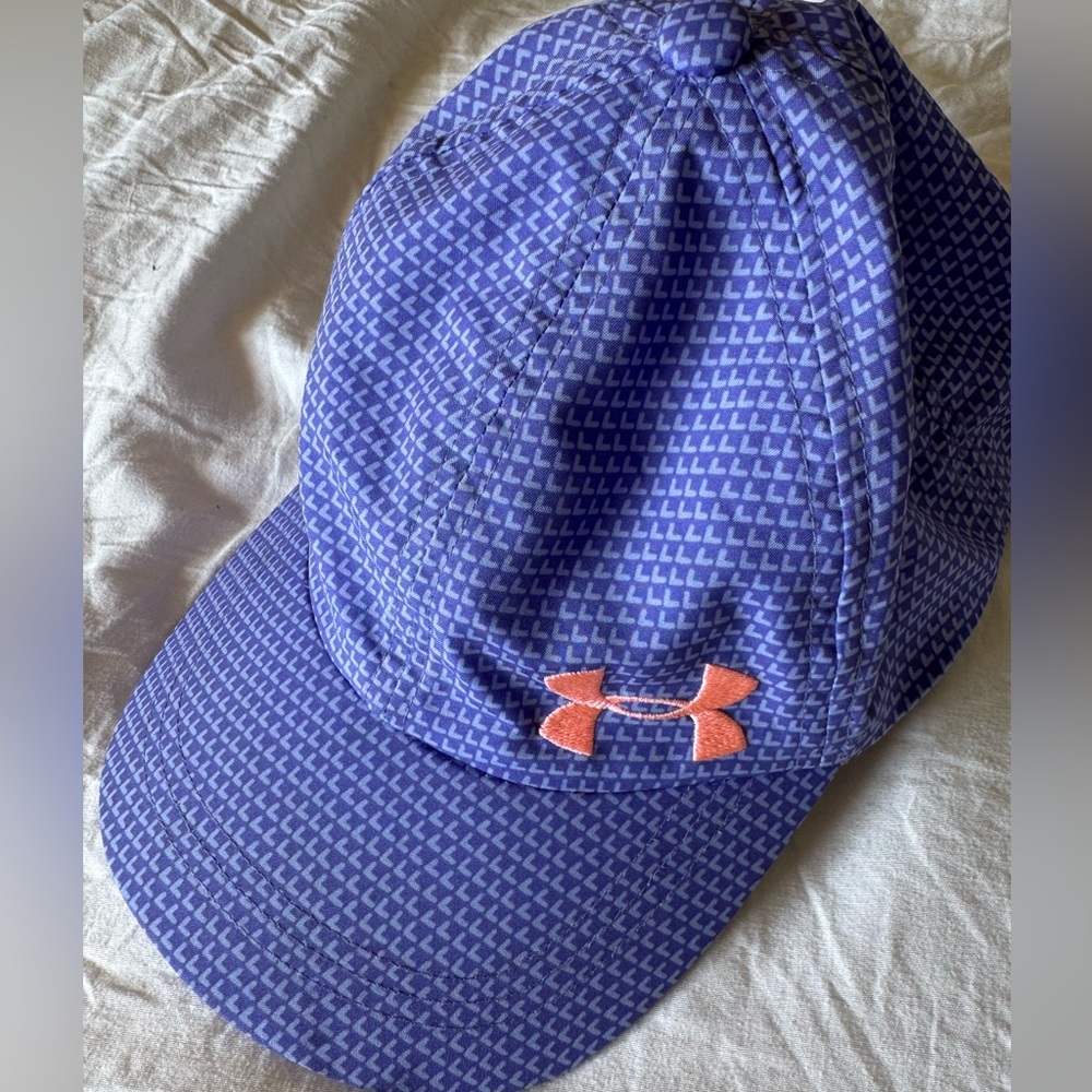 Under Armour Lavender Cap with Pink Accent